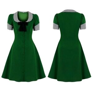 Aline Green Dress